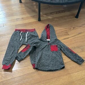 2T size patchwork jogger set